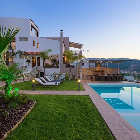 Villa Anemeli - Luxury Pool Villa With Gorgeous Seaview Kíssamos Exterior foto