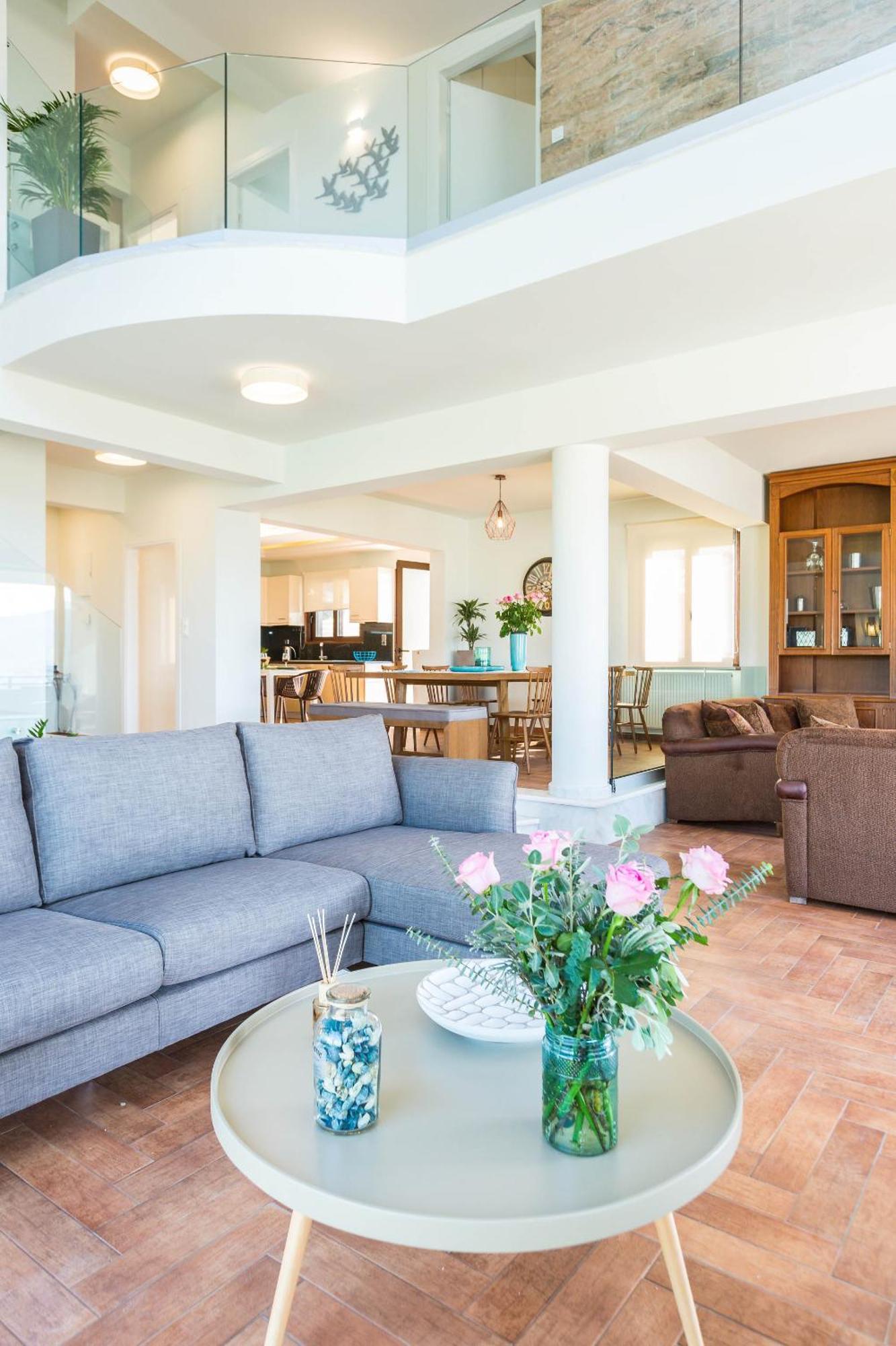 Villa Anemeli - Luxury Pool Villa With Gorgeous Seaview Kíssamos Exterior foto