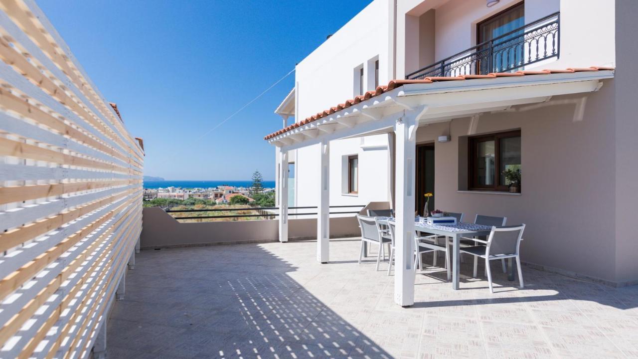 Villa Anemeli - Luxury Pool Villa With Gorgeous Seaview Kíssamos Exterior foto